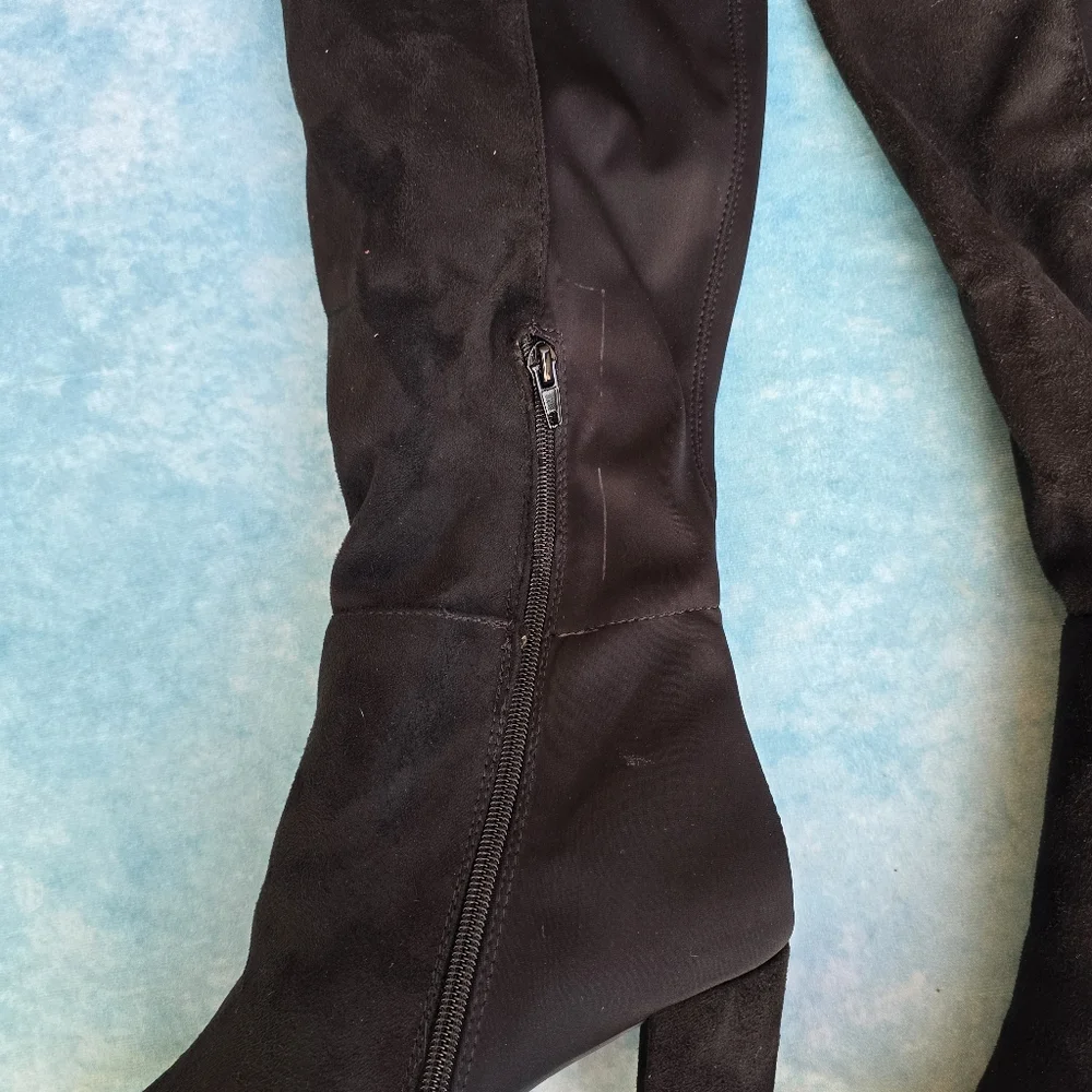 Zigi Soho Over The Knee Boots Black Sz 10M